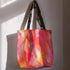 Sunset Swirl Shoulder Shoulder Tote in Watercolor Wash