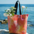 Sunset Swirl Shoulder Shoulder Tote in Watercolor Wash