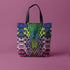 Snakeskin Carry All Tote in Rainbow