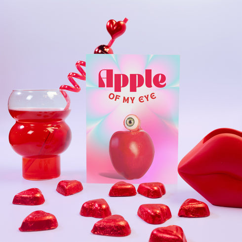 Apple Of My Eye Valentine's Day Card