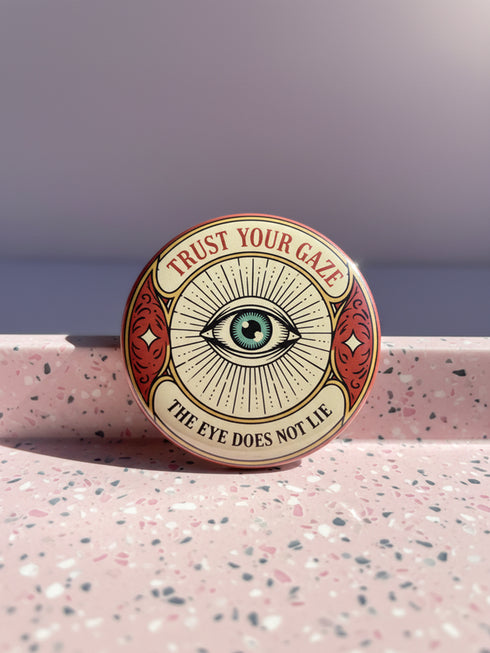 Victorian All-Seeing Eye Resistance Protest Pins, Vintage Style Tattoo Flash Badge
