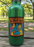 Retro Monster Sticker - 70s Groovy Decal | Colorful Monster Art for Self Acceptance. This vibrant sticker on a green metal water bottle features cheerful blob-like creatures, ideal for laptops or planners, promoting uniqueness and mental health awareness. Perfect for those embracing individuality and neurodiversity, it's a thoughtful gift for friends celebrating self-expression.