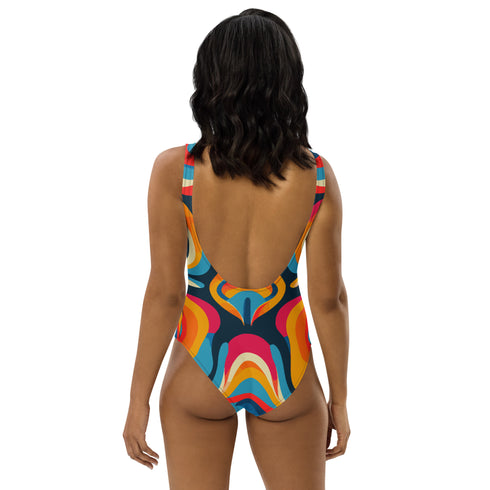 Swirlscape One-Piece Swimsuit