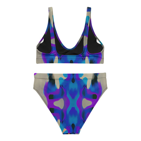 Lady D'Arbanville Sustainable Women's High Waisted Two-Piece Bikini