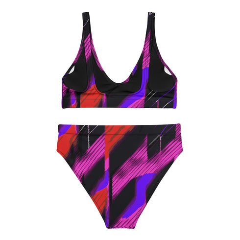 Voodoo Chile Sustainable Women's High Waisted Two-Piece Bikini