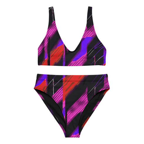 Voodoo Chile Sustainable Women's High Waisted Two-Piece Bikini