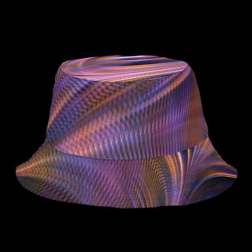 Mauve Mirage Reversible Bucket Hat