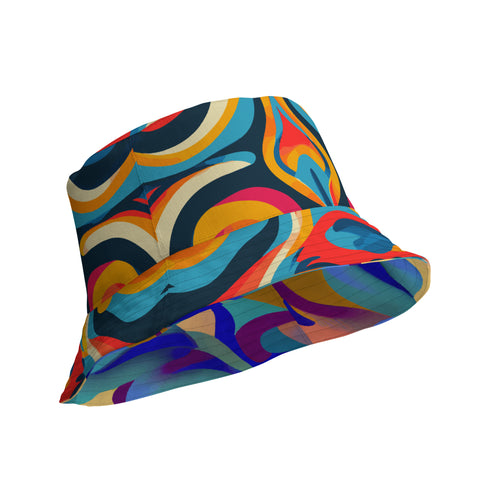 SwirlScape Reversible Bucket Hat