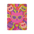 Psychedelic Trippy Cat Sherpa Blanket