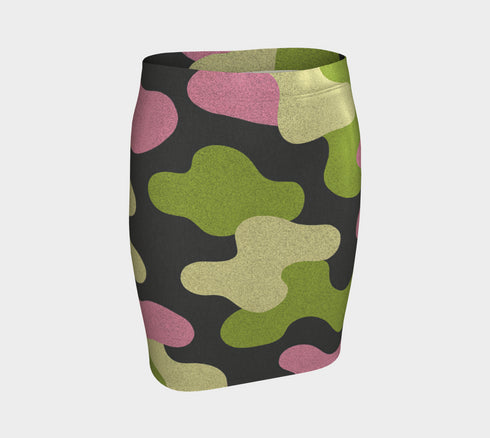 Bubble Camo Mini Skirt