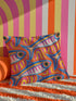 Maximalist Mediterranean Fish Pillow Cover