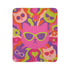 Psychedelic Trippy Cat Sherpa Blanket