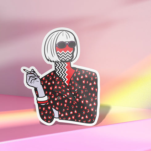 Diane Evans Twin Peaks Vinyl Sticker