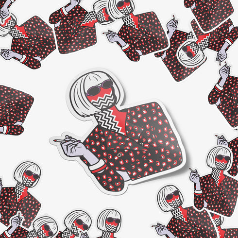 Diane Evans Twin Peaks Vinyl Sticker