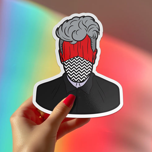 David Lynch Vinyl Sticker