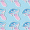 Surreal eyeball mushroom sticker in pastel colors, ideal for decorating laptops, phones, and water bottles. Available in Prism, Gem, and Glitter finishes. Handmade in Austin, Texas.