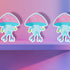 Mushroom Roller Skate Sticker