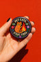Activist Cat Protest Pinback Button