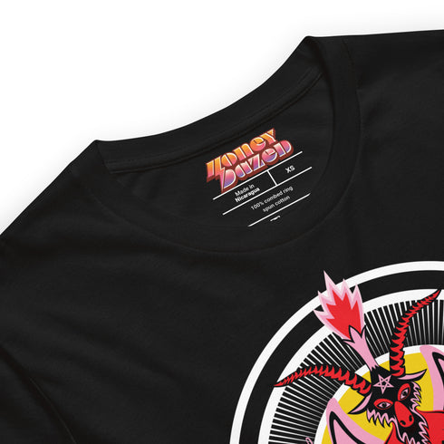 Baphomet Hail Skatin' Roller Skate Unisex Tee