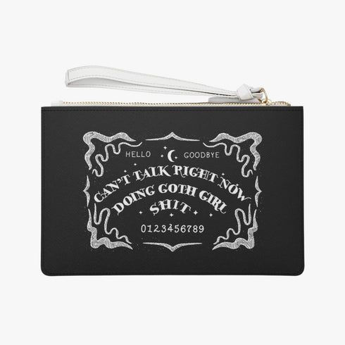 Ouija Goth Girl Clutch Purse