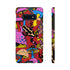 Magic Mushrooms and Frogs Phone Case in Red