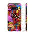 Magic Mushrooms and Frogs Phone Case in Red