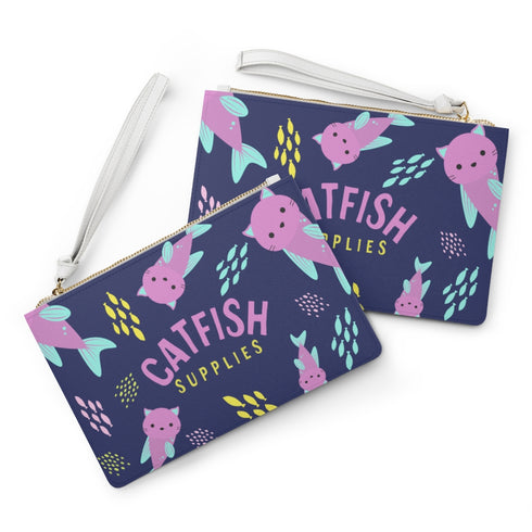 Catfish Vegan Leather Fashion Wristlet