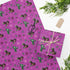 Purple Roller skate Christmas Wrapping Paper