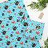Blue Black Girl Magic Christmas Wrapping Paper