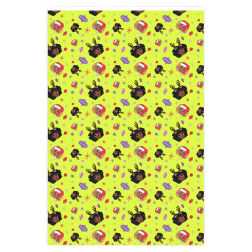 Black Girl Magic Christmas Wrapping Paper