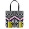 Hypnotic Color Block Tote