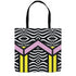Hypnotic Color Block Tote