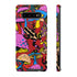 Magic Mushrooms and Frogs Phone Case in Red