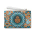 Hamsa Bag Green Wristlet Handbag