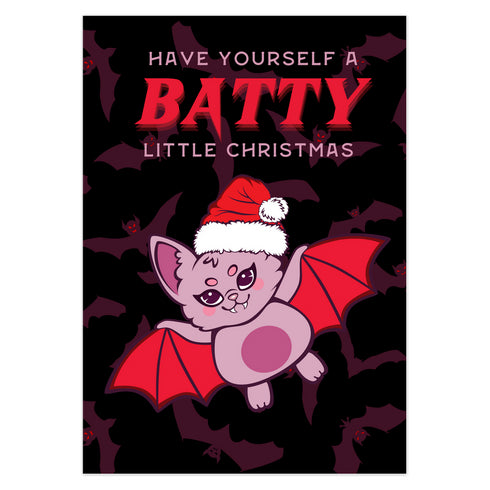 Batty Christmas Card