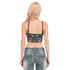 Snakeskin Scarf Crop Top in Technicolor