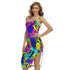 Neon Melted Smiley Bodycon Slip Dress
