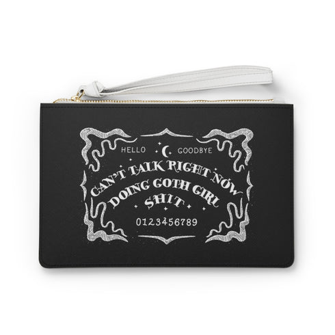 Ouija Goth Girl Clutch Purse