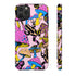 Magic Mushrooms and Frogs Phone Case in Pastel