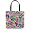 Melted Neon Smiley Print Tote Bag in Pastel