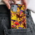Magic Mushrooms and Frogs Phone Case in Orange