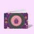 Purple Insect Beetle Bug Clutch Bag