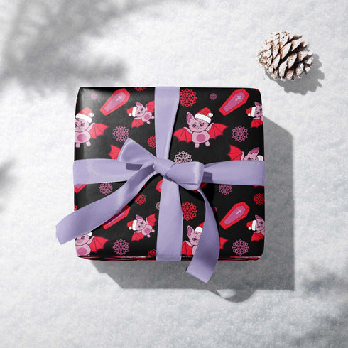 Batty Christmas Wrapping Paper