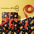 Black Merry Ducking Christmas Wrapping Paper