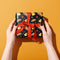 Black Merry Ducking Christmas Wrapping Paper