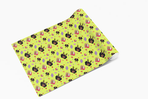 Black Girl Magic Christmas Wrapping Paper