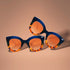 True Blue Leopard Print Sunglasses