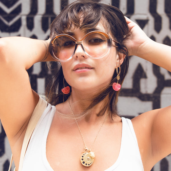 Oversized Retro Gradient Sunglasses