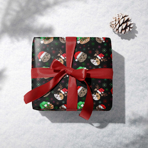 Christmas Cats Wrapping Paper