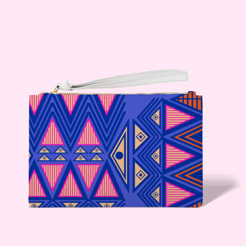 Tribal Print Clutch Purse